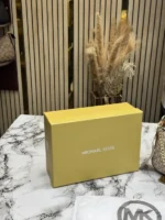 MICHEAL KORS CHARM PREMIUM SHOULDER BAG WITH OG BOX AND DUST BAG (BIEGE BROWN) - Image 2