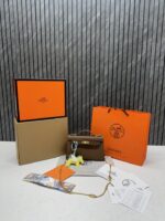 Hermez Kelly Pochette Super Highend Quality With OriginAuldouble Box Packing CarryBag DustCover HorseCharm & SlingChain - Image 2