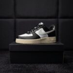 NIKKE AIRFORCE 1 LOW WHITE LIGHT SILVER COCONUT MILK BLACK SALE