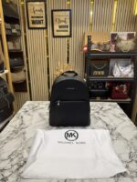 Micheal Kors Black Leather Backpack with OG Dust Bag 18111