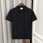 Lacost Black Premium Imported Store Article Polo T-Shirt(1581)