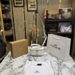 Coatch White Mini Crossbody Bag With Og Box And Dust bag including Carry Bag (26011)