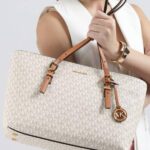 Micheal kors Quinn large top zip tote bag with dust cover 1061