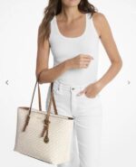 Micheal kors Quinn large top zip tote bag with dust cover 1061 - Image 2