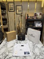 Coatch Black Mini Crossbody Bag With Og Box And Dust bag including Carry Bag (26011)