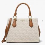 Micheal kors marilyn medium logo satchel with box 589
