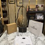 Coatch Coffee Mini Crossbody Bag With Og Box And Dust bag including Carry Bag (26011)