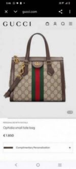 GUCCCI  gg ophidia small totebag without  123