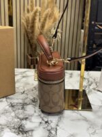 Coatch Tan Mini Crossbody Bag With Og Box And Dust bag including Carry Bag (26011) - Image 3