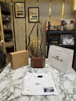 Coatch Tan Mini Crossbody Bag With Og Box And Dust bag including Carry Bag (26011) - Image 2