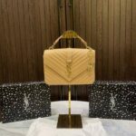 YSL SAINT LAURENT Collage Medium leather shoulder bag with box 746