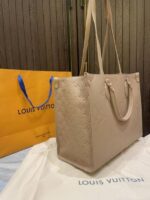 louiis vuitton onthego mm monogram empreinte giant with carry bag & dust cover 969 - Image 3
