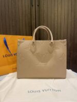 louiis vuitton onthego mm monogram empreinte giant with carry bag & dust cover 969 - Image 2