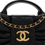 Channel lambskin quilted mini bow bag premium quality With box 871 - Image 2