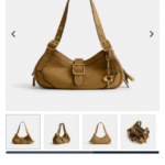 Coacch Drifter Shoulder Bag 31 Apricot With OG Box Dust Cover CFM45 Apricot
