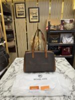 Micheal Kors Signature Logo Shoulder Bag With Dust Bag (Coffee Brown) M03 - Image 4