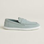 Hermees Job Loafers Noir Blue Fixed 2643 - Image 4