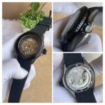 Seiko Automatic Black Silicon Belt AT524 - Image 2