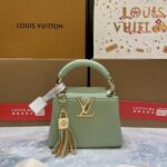 loui vuitton capucines bb with duty free bill and double box 939