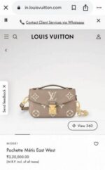 luois vuton metis pochette east west with box  663