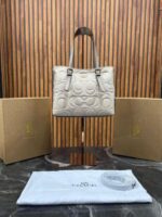Coatch Maggie Pebbled Leather Top Handle Crossbody Bag With Magnetic Box Including  5059 - Image 2