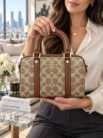 Coatch rowan speedy mini Duffle bag with box 5309 - Image 2