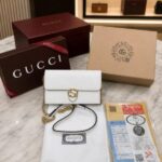 Guchi pre-owned interlocking handbag with double box packing 5089