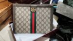Guchi Premium Monogram Paris Hand Carry Pouch with box 6768 - Image 2