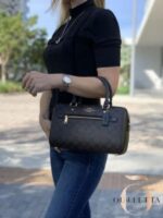 coatch_rowan satchel signature canvas crossbody with box premium quality - Image 4