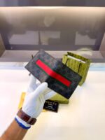 Guchi Black Wallet Premium Quality  Fa 1700 - Image 3