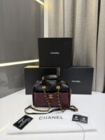 CHANEEL WINE PREMIUM BAG WITH OG BOX PACKING - Image 2