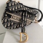 Christian dio womens bags crossbody bag saddle bag with original box 622 - Image 4