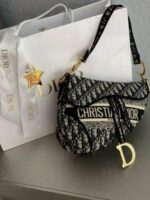 Christian dio womens bags crossbody bag saddle bag with original box 622 - Image 3