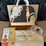 Louiis Vuitton N40472 Alma BB Bag Damier Azur with double box super premium quality 974