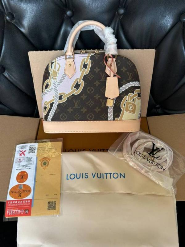 6acf41703a1ce0.jpg Louiis Vuitton N40472 Alma BB Bag Damier Azur with double box super premium quality 974 - Image 1