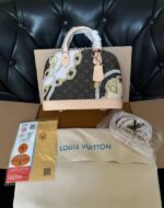 Louiis Vuitton N40472 Alma BB Bag Damier Azur with double box super premium quality 974 - Image 2