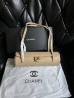 Chennel 2026 Large Preppy Bowling Bag with box 1015 - Image 2