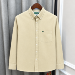 Lacost Beige Premium Oxford Shirt Store Article(1582)