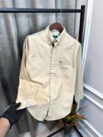Lacost Beige Premium Oxford Shirt Store Article(1582) - Image 4