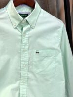 Lacost Sea Green Premium Oxford Shirt Store Article(1583) - Image 3
