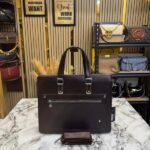 Mont Blanc Executive Front Zip Pocket Laptop Bag With Strap (8189-1)