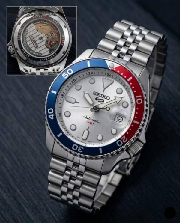 6acf484f05db30.jpg Seiko 5 Sports GMT Movement Like Automatic WC 1036 - Image 1