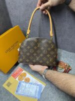 Louiis Vuitton Be Alma bag in Monogram Canvas Dual Tone Top Handle With OG Box Dust Cover & Carry Bag 60451 Yellow Skin Monogram - Image 3