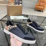 Burbery Leather Suede and Sneakers BlackArchive Beige