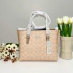 Coatch_ Mollie Tote 25 featuring the signature logo pattern Bag with box premium quality - Image 2