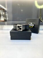 Fendy Grey Reversible Belt Fa 760 - Image 4