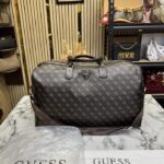 GUESS USA Travel Duffel Bag with Dust Bag Coffee