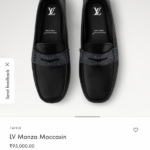 Louiis Vuitton LV Monza Moccasin Premium Leather Quality With Og Box