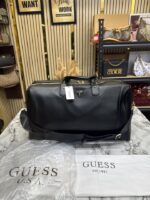 GUESS USA Travel Duffel Bag with Dust Bag Black