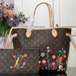 LUOIS VUTON LV X TAKASHI MURAKAMI NEVERFUL HANDBAG WITH BOX 6671